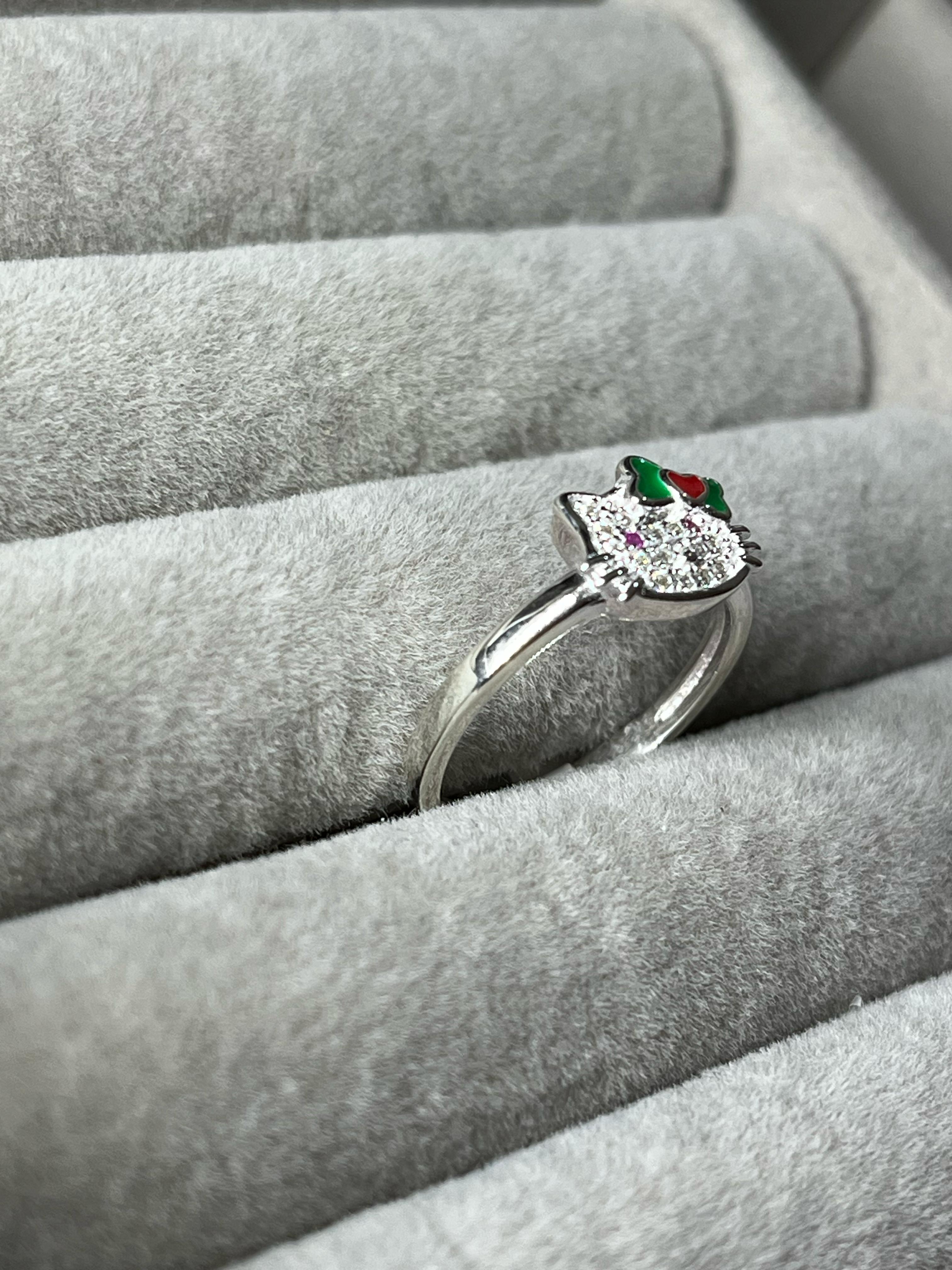 Anillo de plata hello kite 