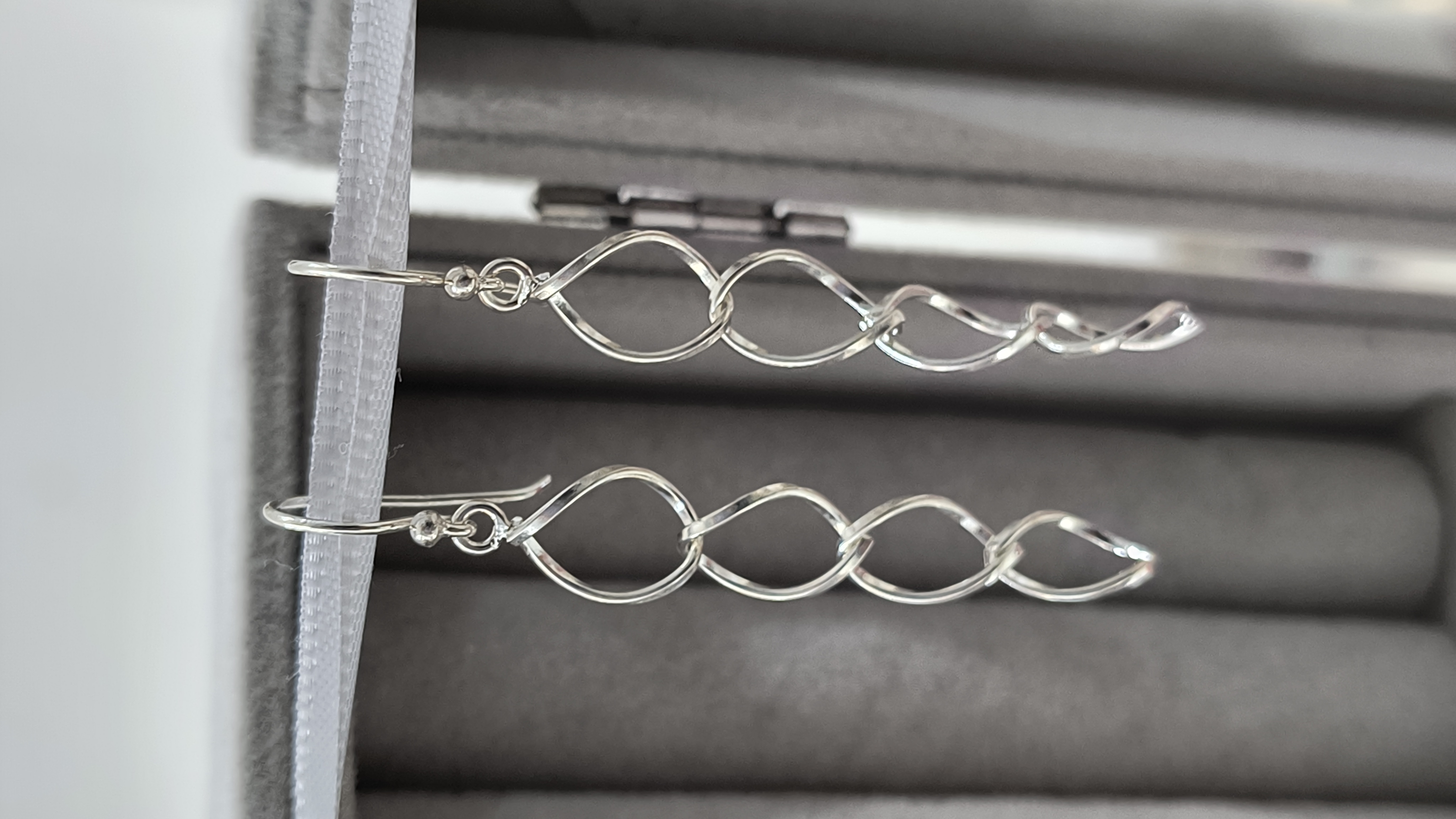 Aros colgantes cadenas