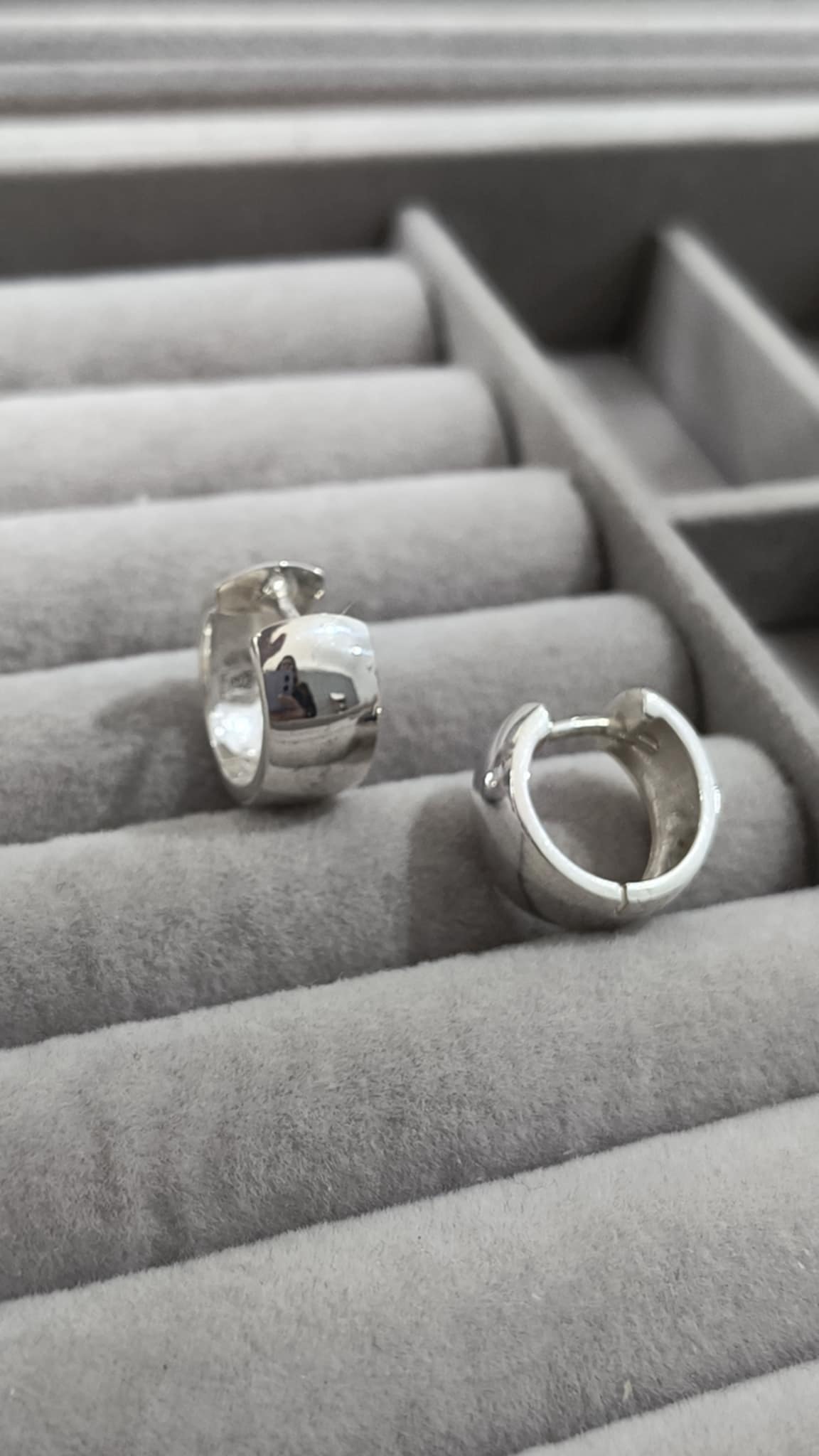 Argollitas tamaño mediana anchas