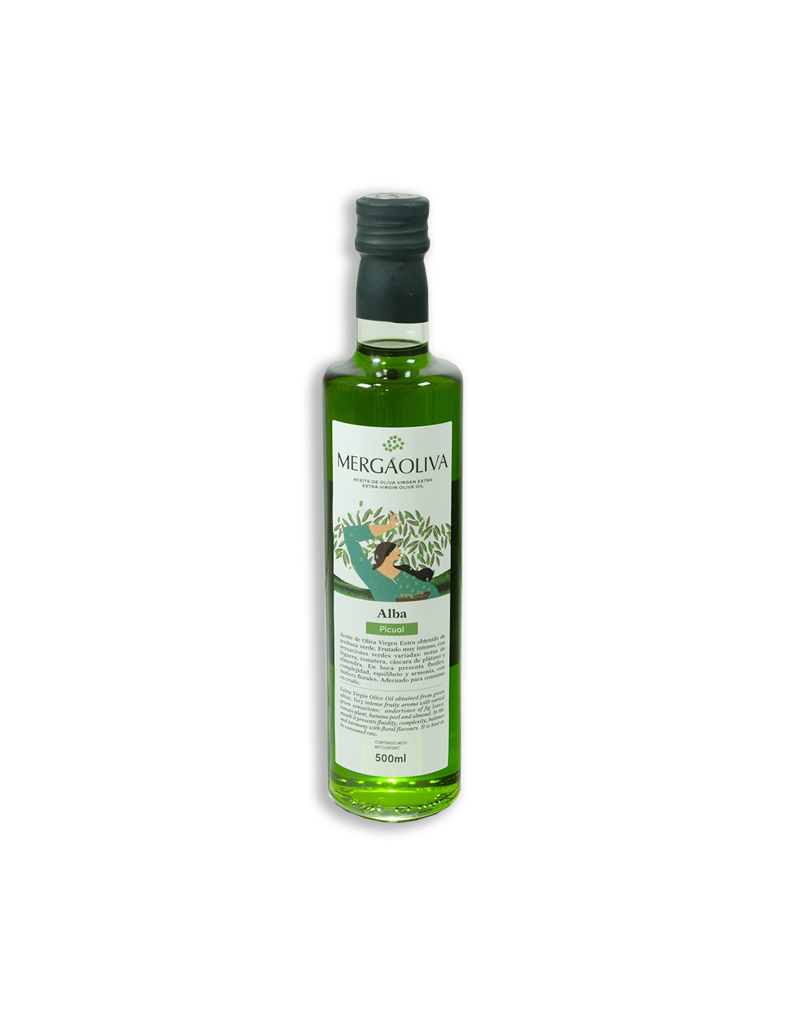 Žaliųjų alyvuogių aliejus Picual (ALBA), 500 ml