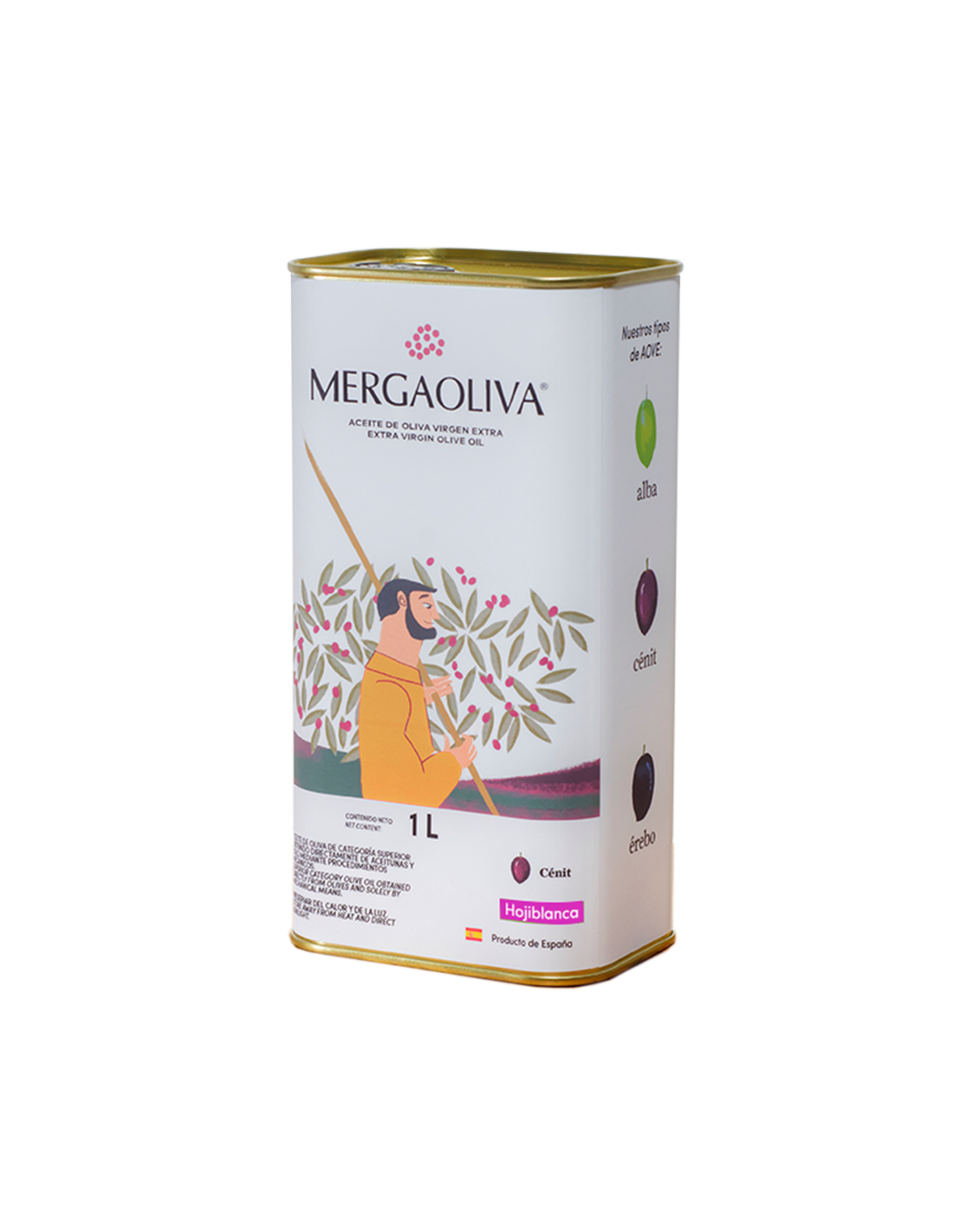 Violetinių alyvuogių aliejus Hojiblanca (CENIT), 250 ml / 1 L