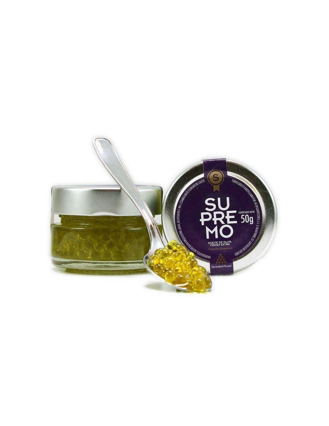 Picual alyvuogių aliejaus kamuoliukai - „ikrai“  