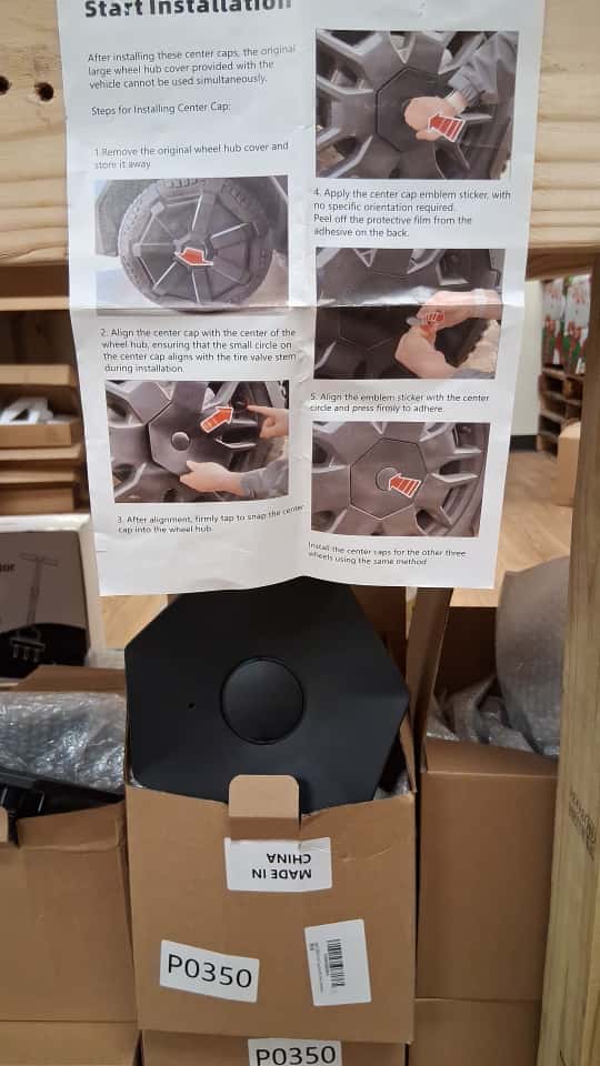 Cybertruck Wheel Cover Wheel Hub Caps Center Cover for Tesla Cybertruck