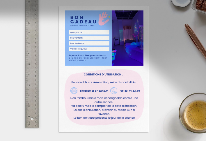 Bon cadeau "Massage MEBP enfants à besoins particuliers"