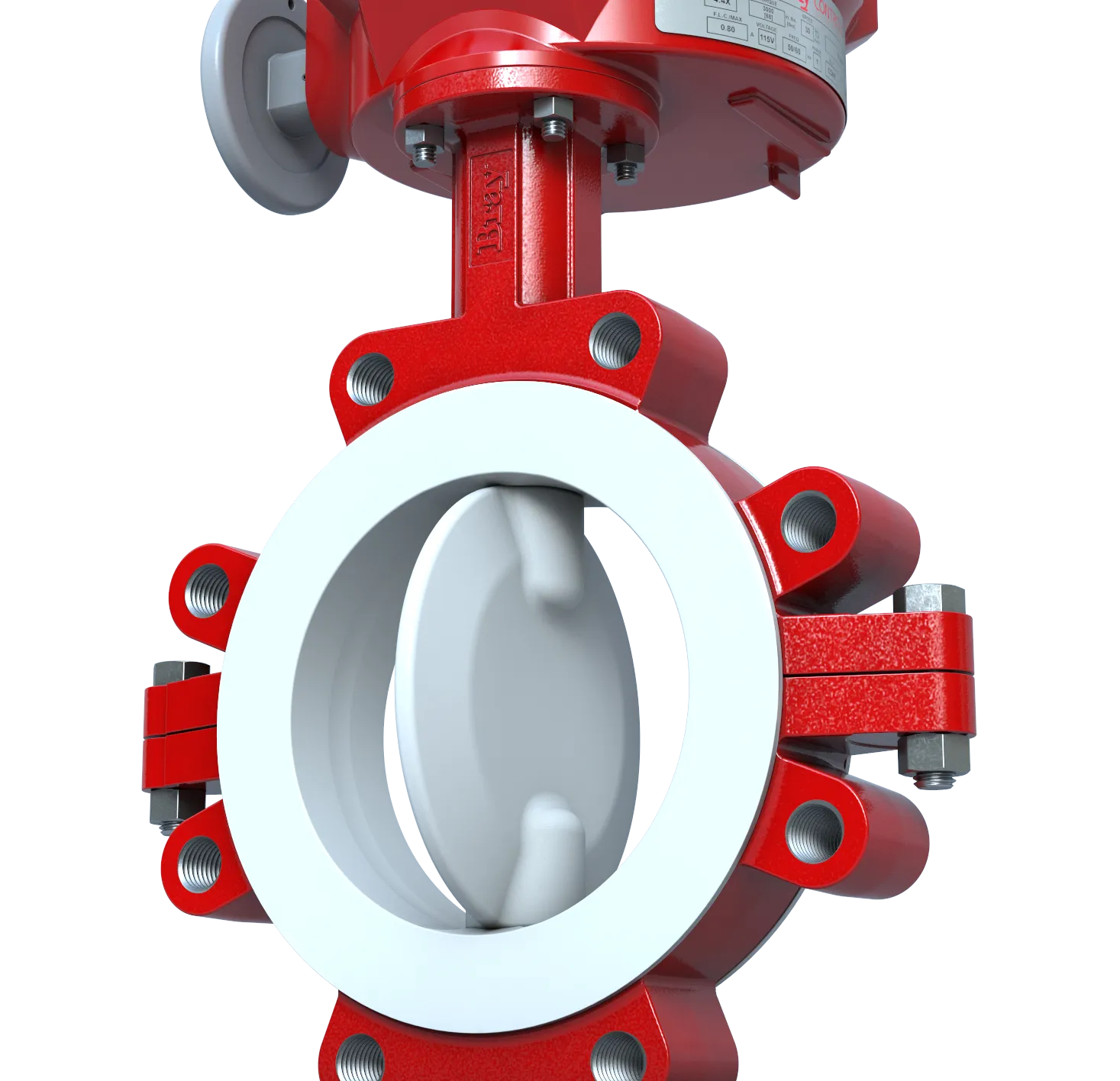 VÁLVULA MARIPOSA CON REVESTIMIENTO DE PTFE SERIE 22/23 BRAY