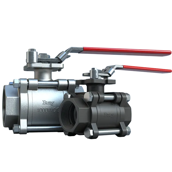 VÁLVULA ESFÉRICA DE 3 PIEZAS SERIE 7000/8000 BRAY