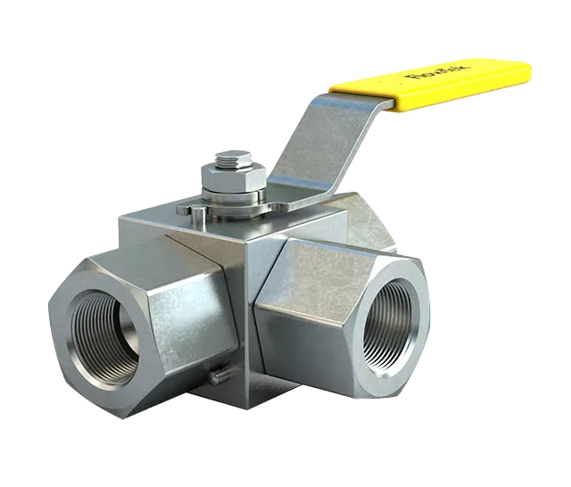 VÁLVULA ESFÉRICA MULTIPUERTO SERIE 3HP BRAY