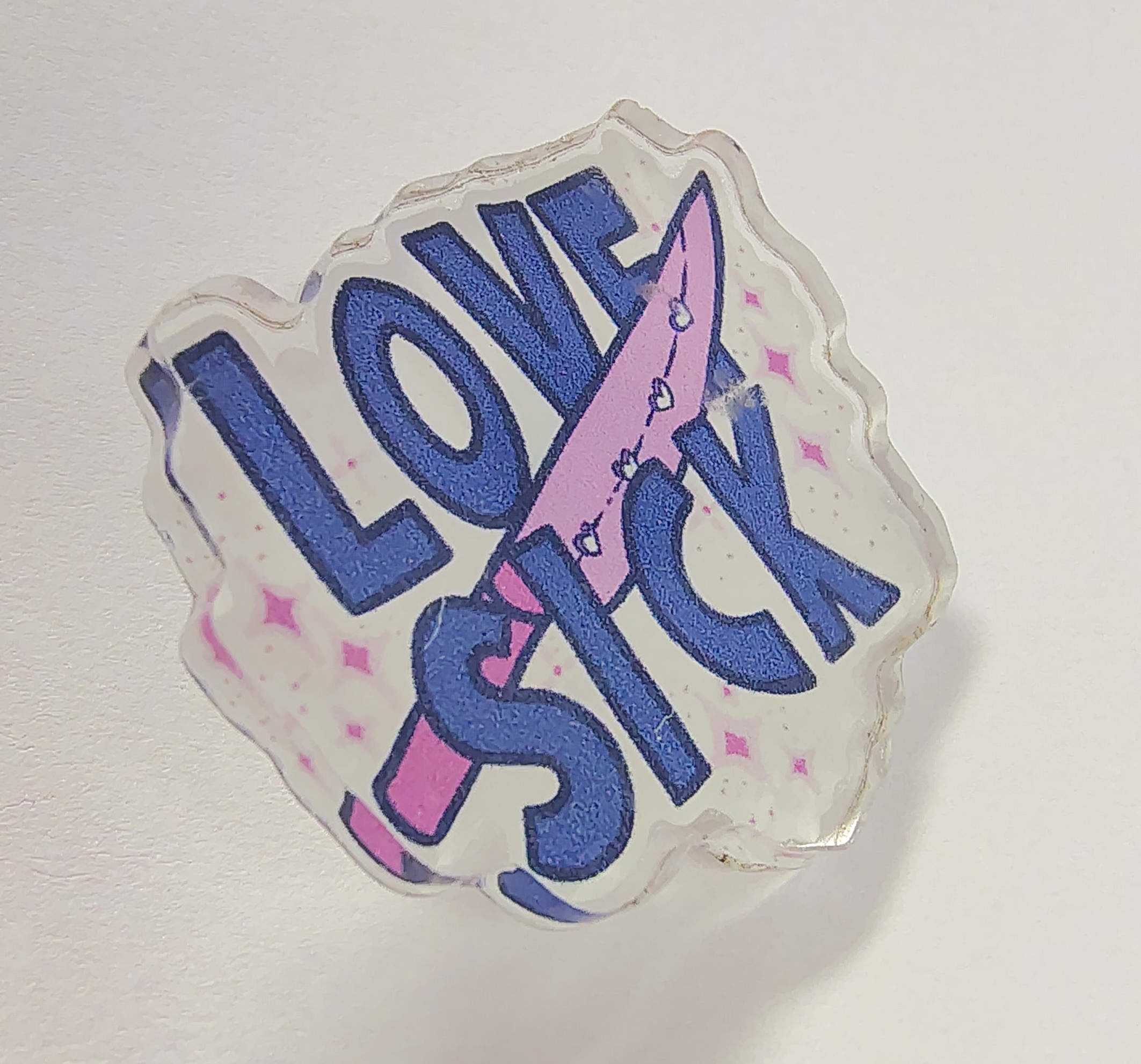 Love Sick Acrylic Pin