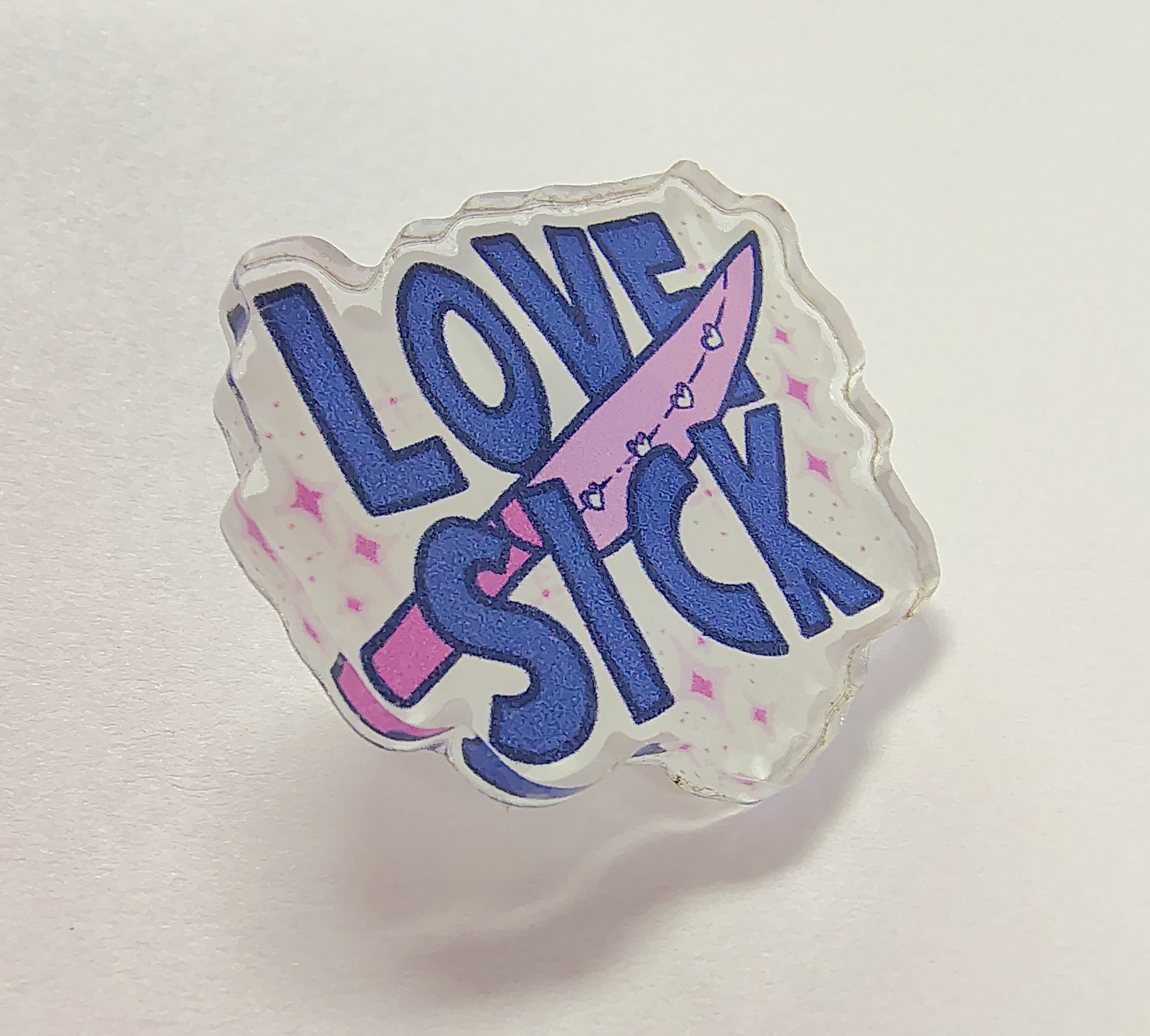 Love Sick Acrylic Pin