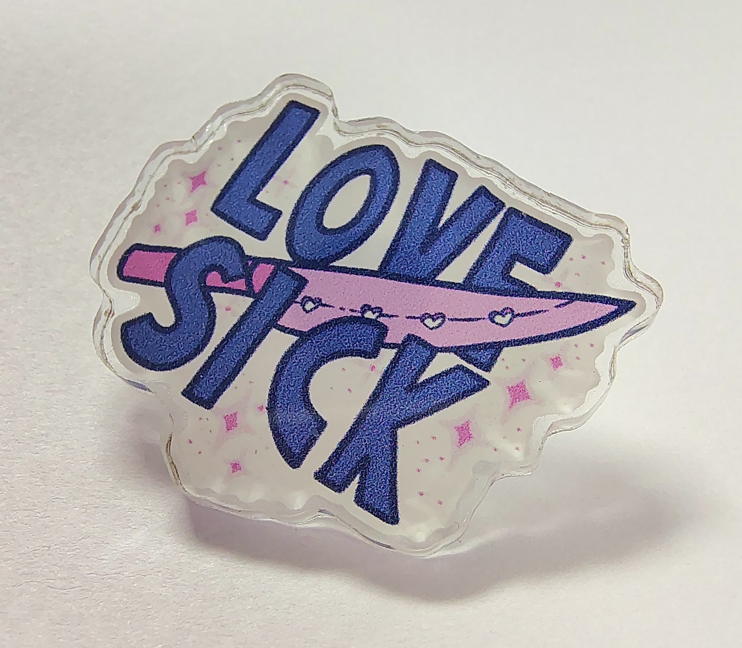 Love Sick Acrylic Pin