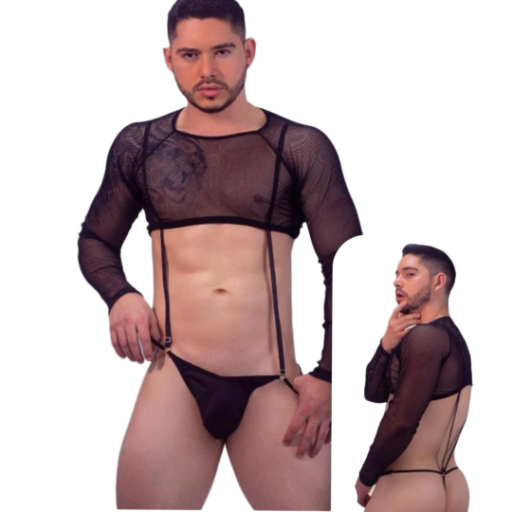 Conjunto de lencería masculina