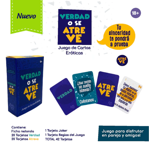 JUEGO DE MESA - VERDAD O SE ATREVE