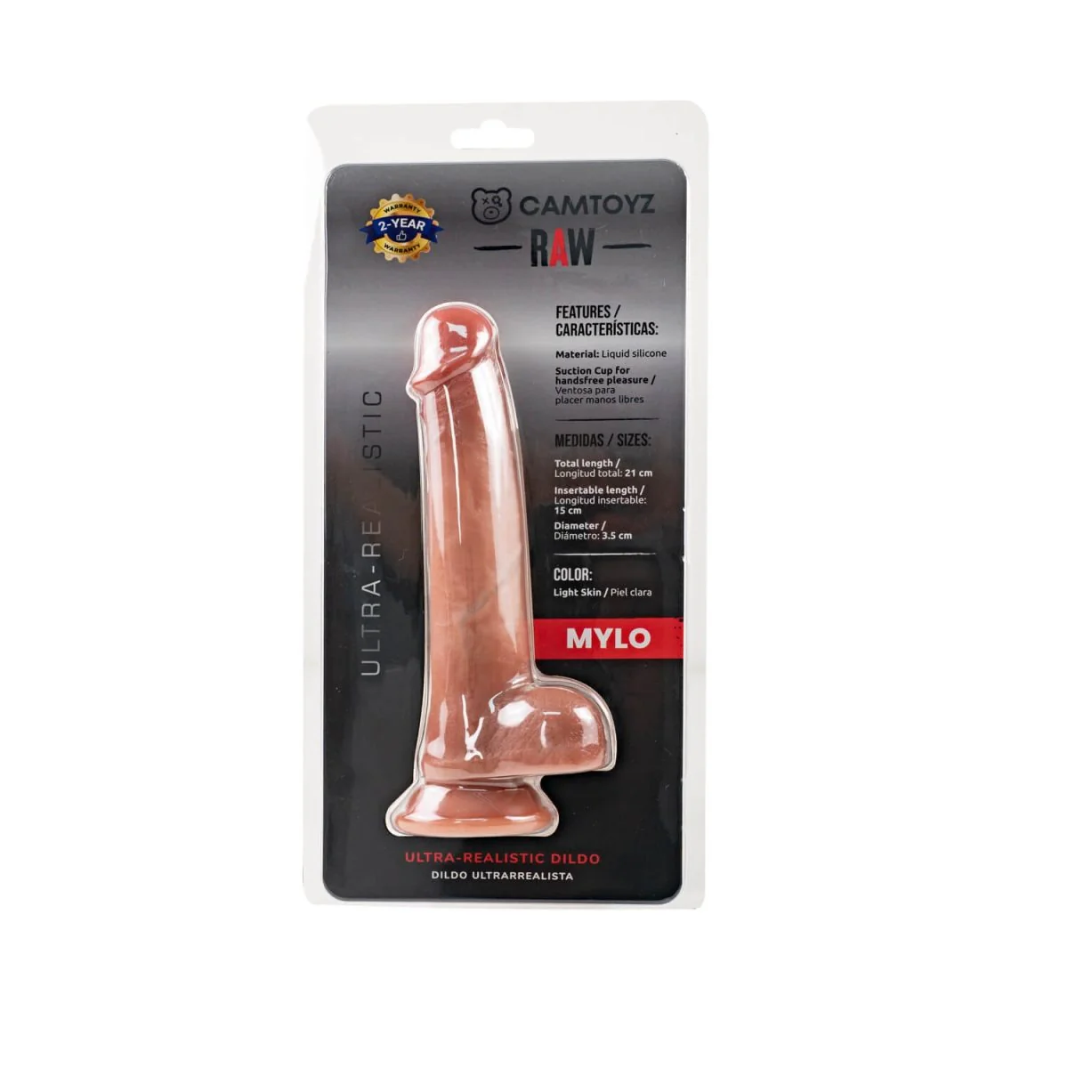 Dildo Ultra Realista Mylo Camtoyz 21 cm