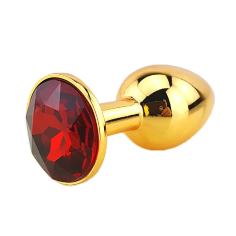 PLUG ANAL METÁLICO DORADO - ADORNO JOYA - TALLA S