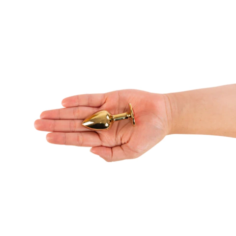PLUG ANAL METÁLICO DORADO - ADORNO JOYA - TALLA S