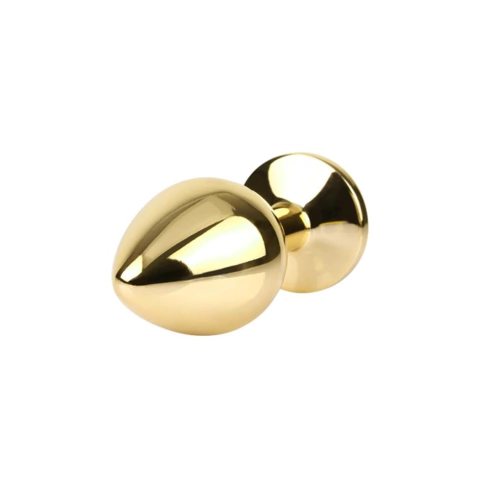 PLUG ANAL METÁLICO DORADO - ADORNO JOYA - TALLA S