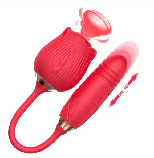 Vibrador Rosa succión