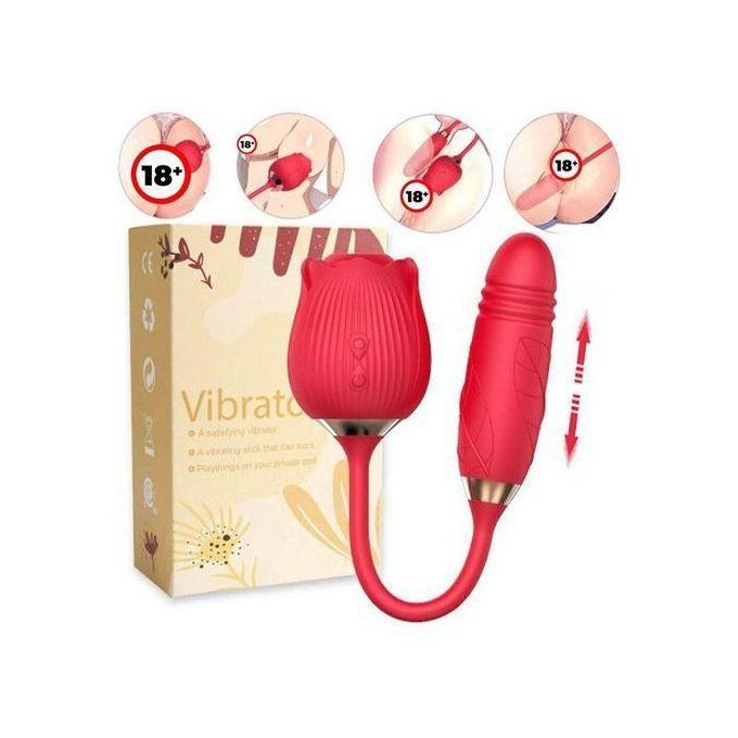 Vibrador Rosa succión
