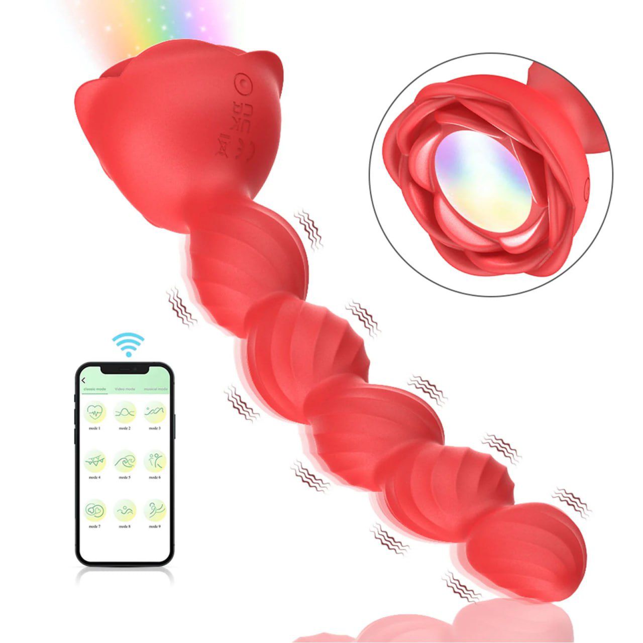 BOLAS ANALES ROSE BEADS CON APP