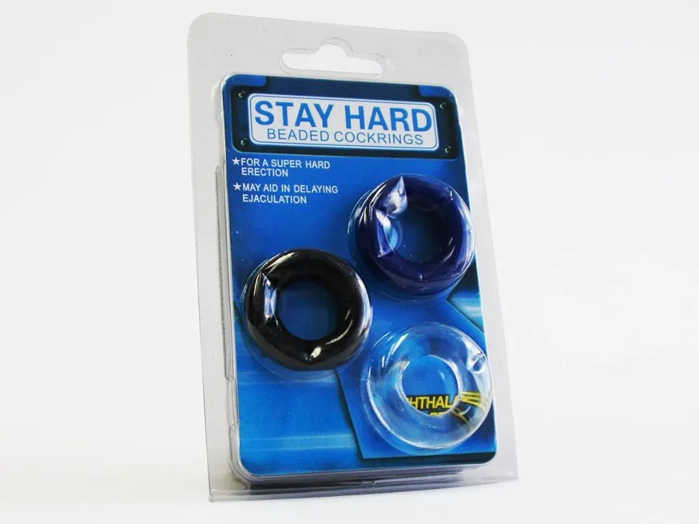 Anillos Stay Hard x3