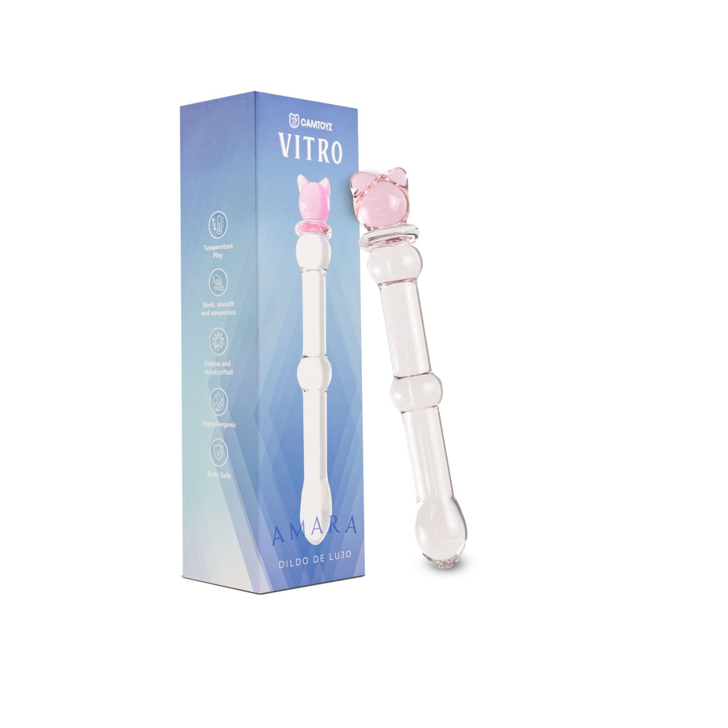Vitro Dildo de Vidrio Amara 17 cm