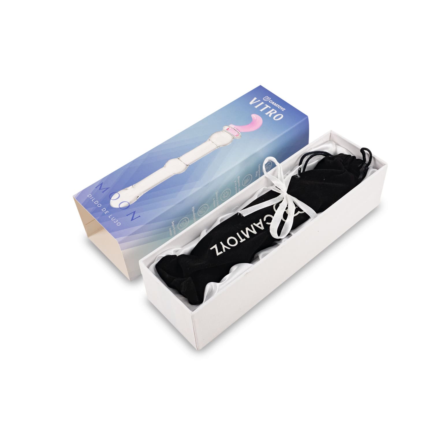 Vitro Dildo de Vidrio Moon 17 cm
