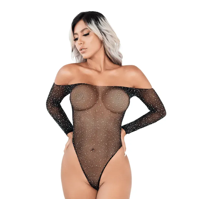 Body transparente de malla