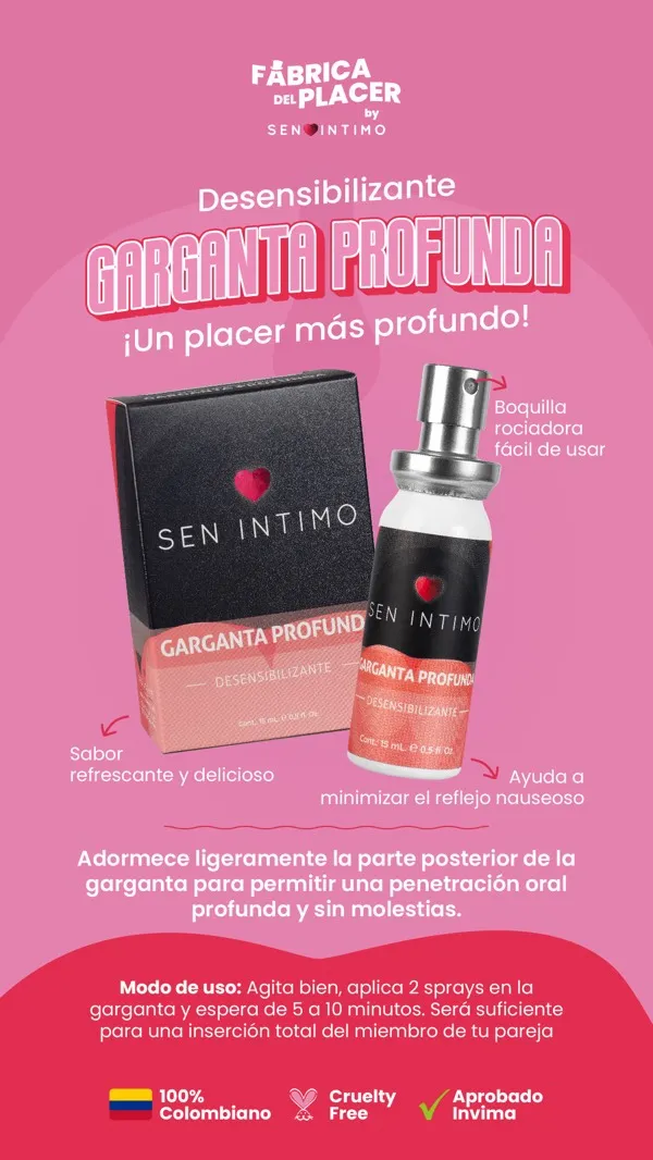 Garganta Profunda Desensibilizante Sen Intimo