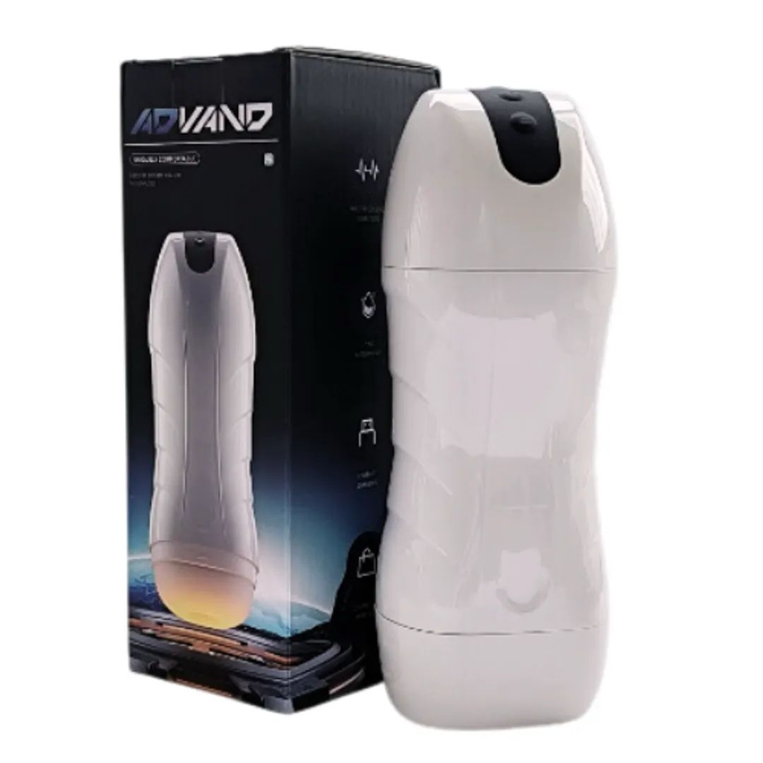 MASTURBADOR MASCULINO CON VIBRACION Y SUCCION RECARGABLE