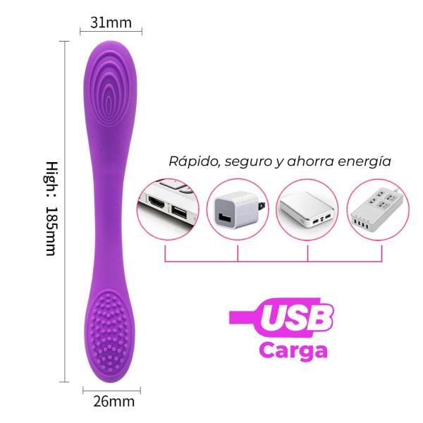 VIBRADOR NINA DOBLE ESTIMULACION