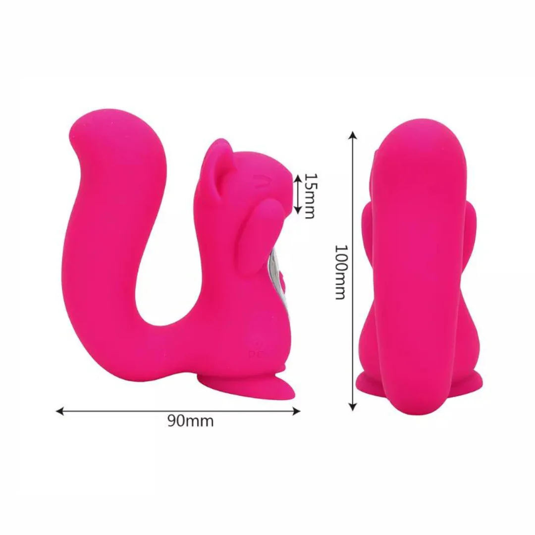  Succionador/Vibrador Ardilla 2 en 1 Recargable MELO