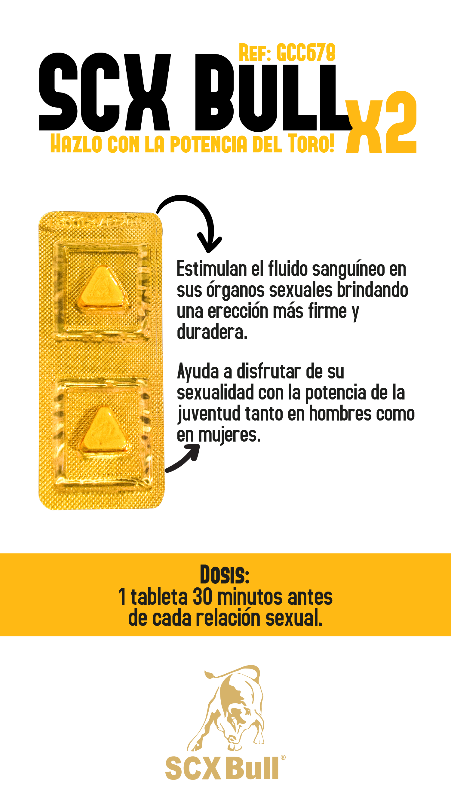 Energizante X-Bull x 2 pills
