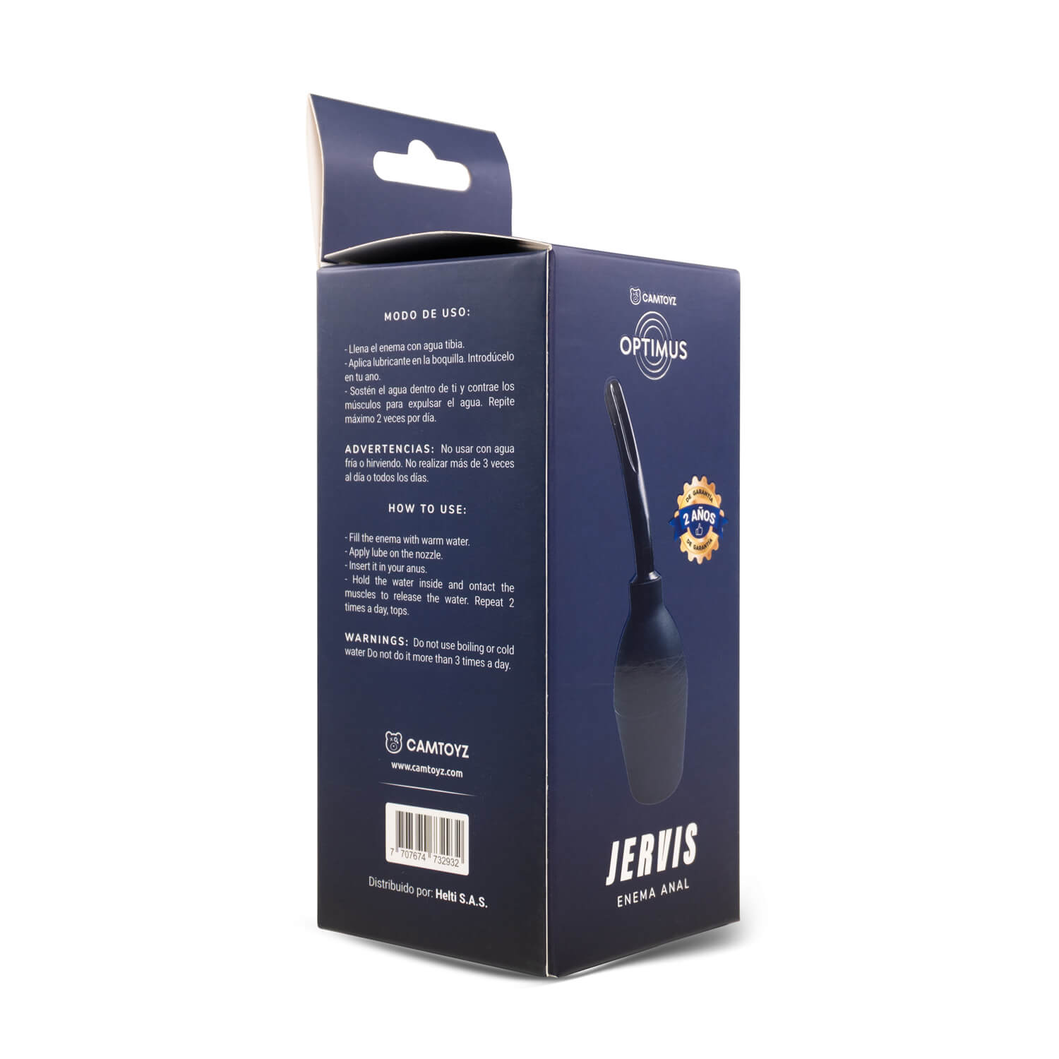 Enema para limpieza Anal Jervis Optimus