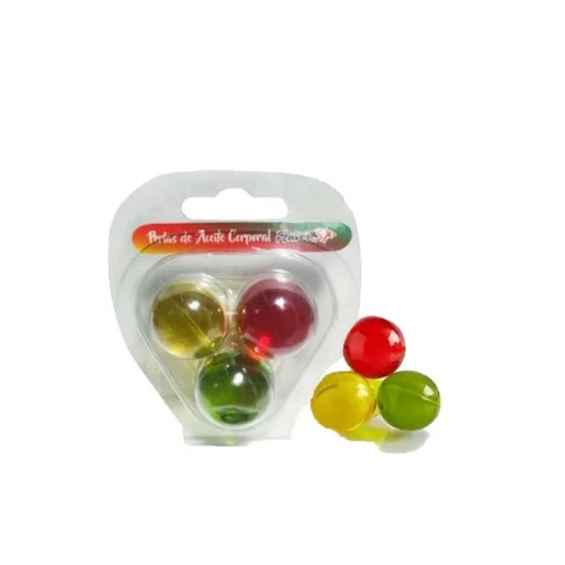 Perlas Aceite Corporal x 3 FlavorSex