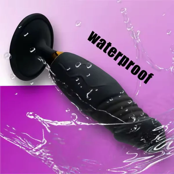 Plug anal con ventosa y empuje
