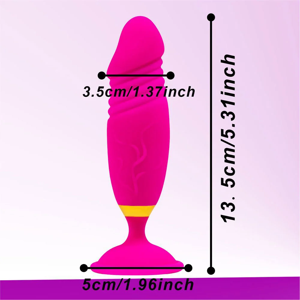 Plug anal con ventosa y empuje