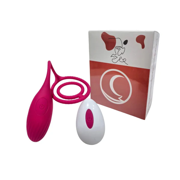 Anillo y Huevo Vibrador Recargable