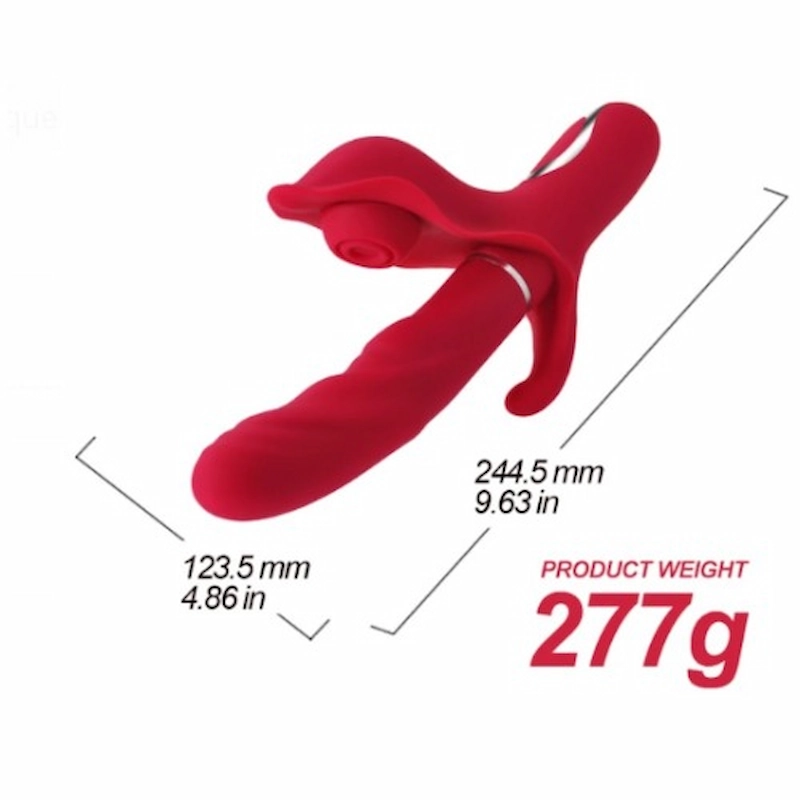 Vibrador de triple estimulación