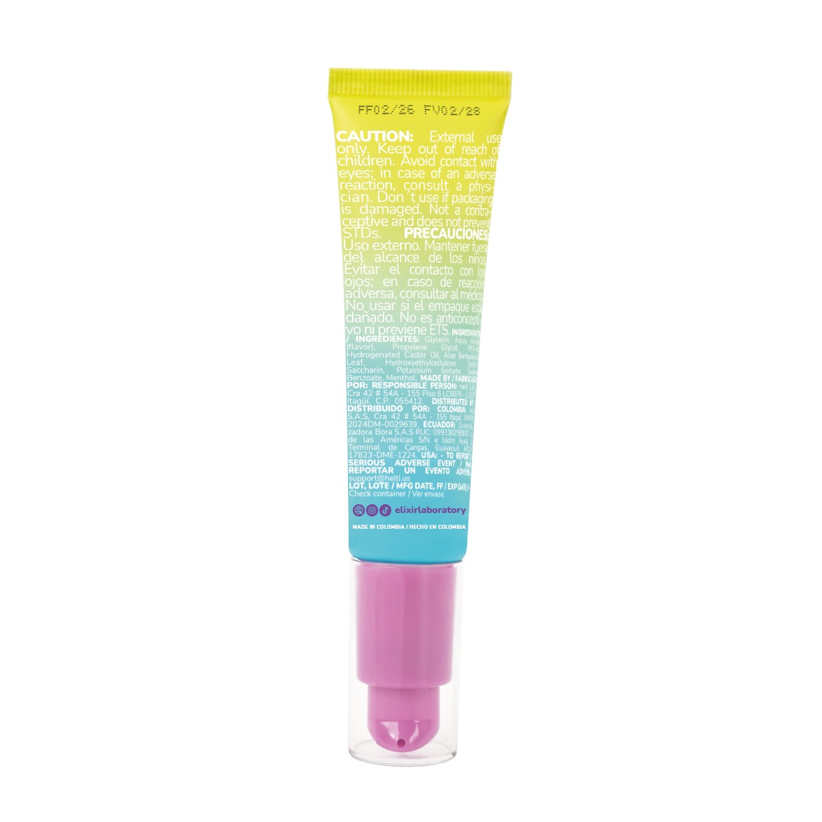 Lubricante 5 Sensaciones Elixir