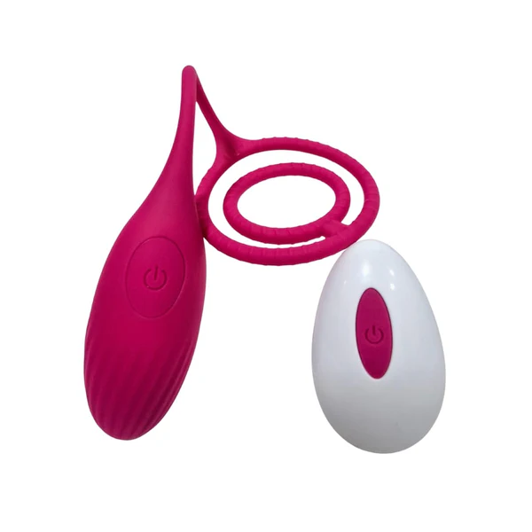 Anillo y Huevo Vibrador Recargable