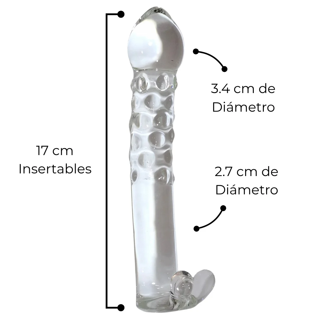 Dildo de vidrio