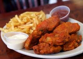 Wings (6 with fries)