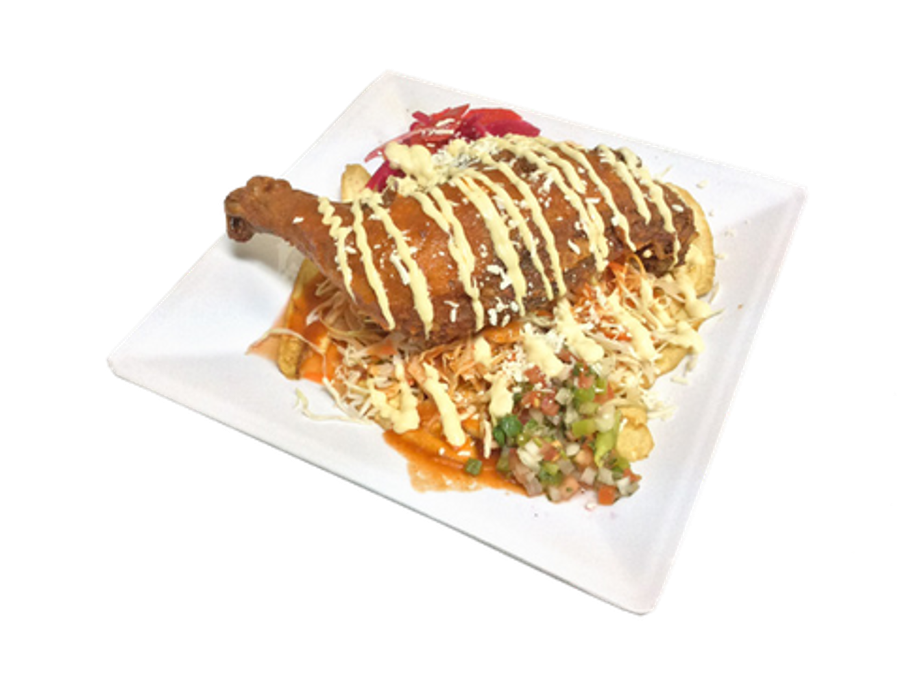  Slices with chicken breast /Tajadas con pechuga