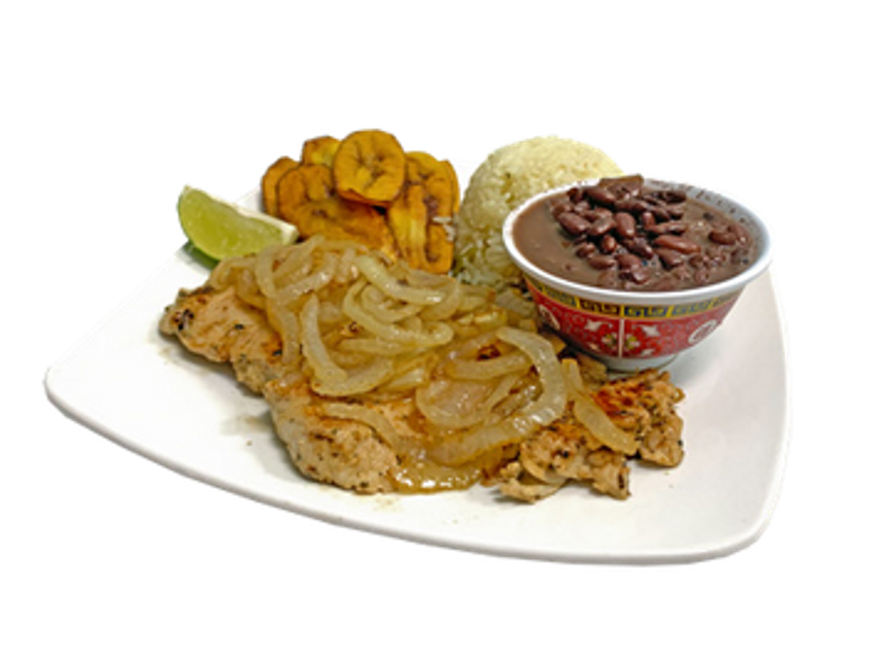 grilled chicken breast /pechuga de pollo a la plancha 