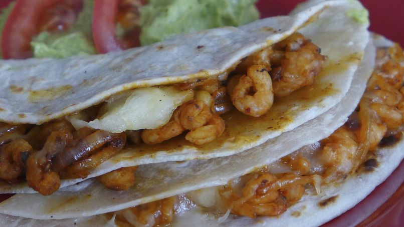 Shrimp Quesadilla - Quesadilla de camarones