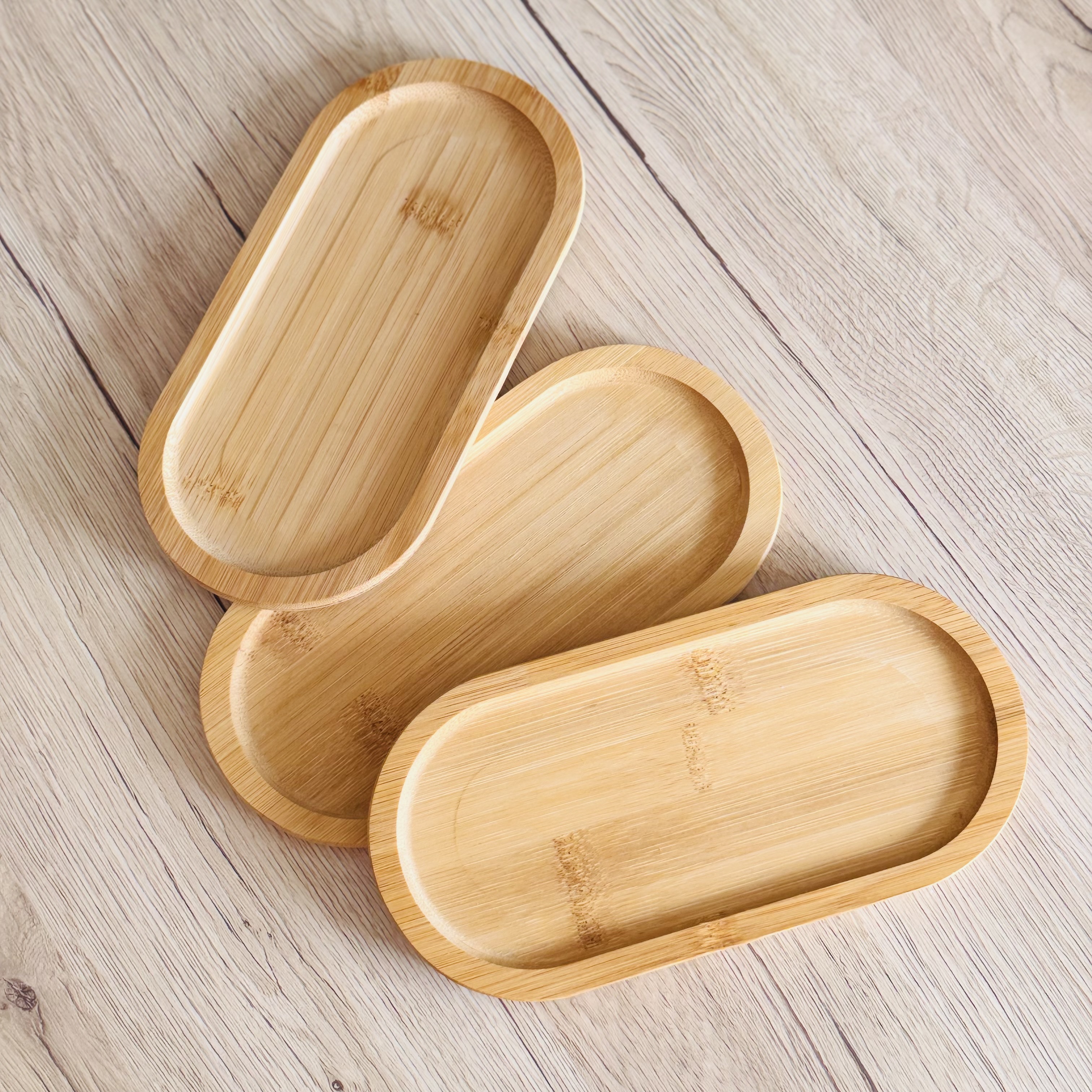 Double Porte-savon en bambou