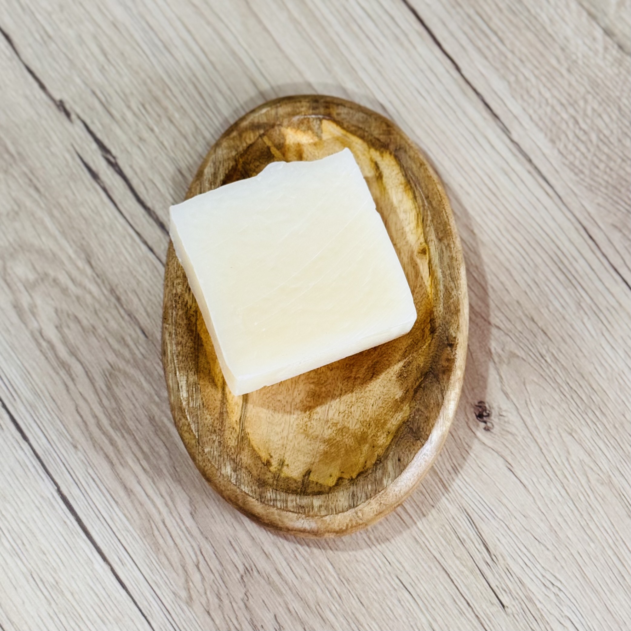 Porte-savon en bois de manguier