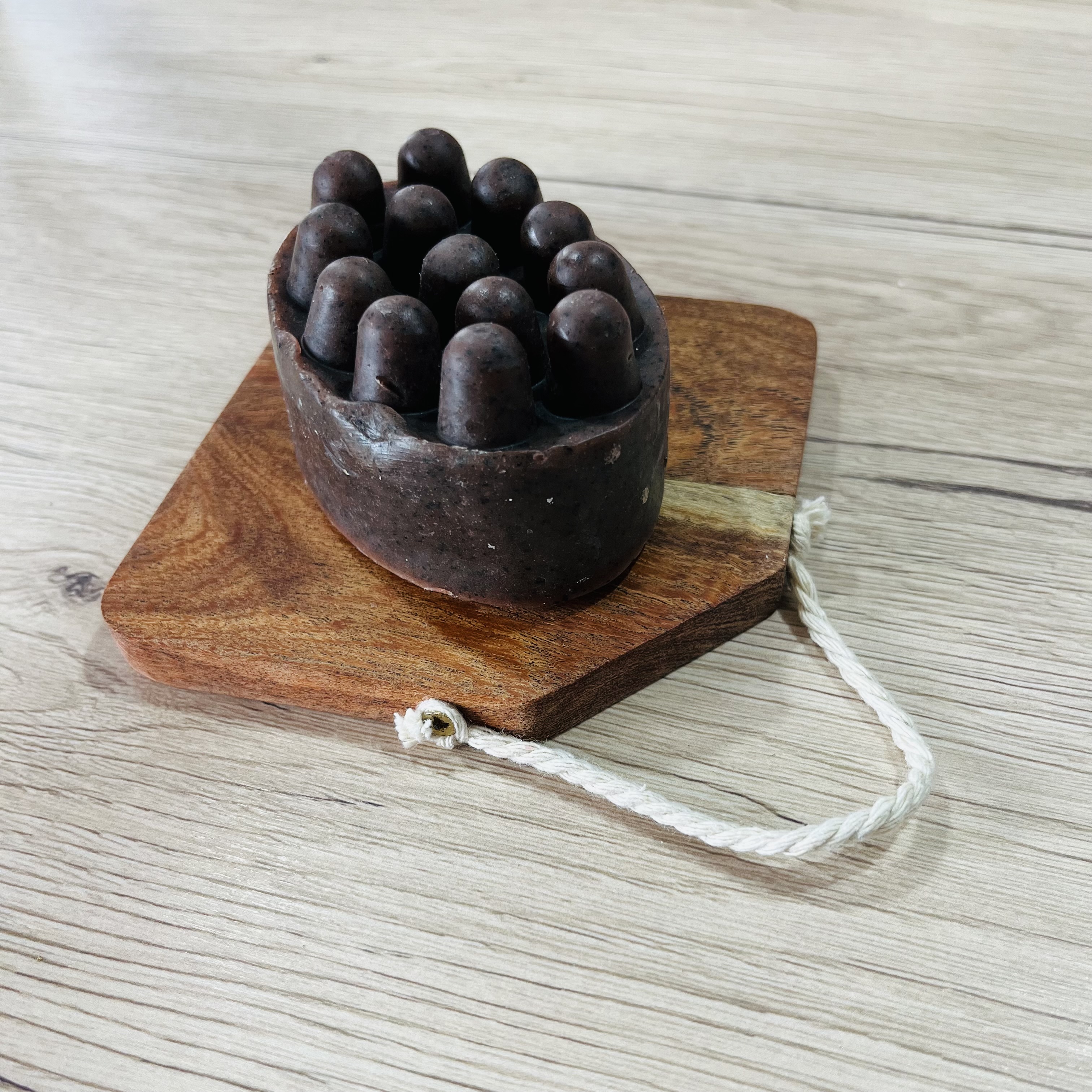 Porte-savon Carré en bois