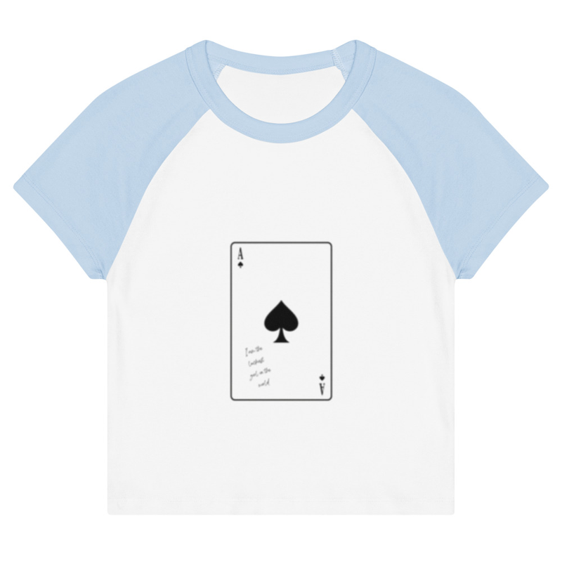 Women’s baby tee "Ace Card"