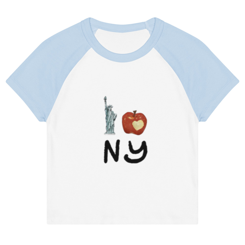 Women’s baby tee " I love NY"